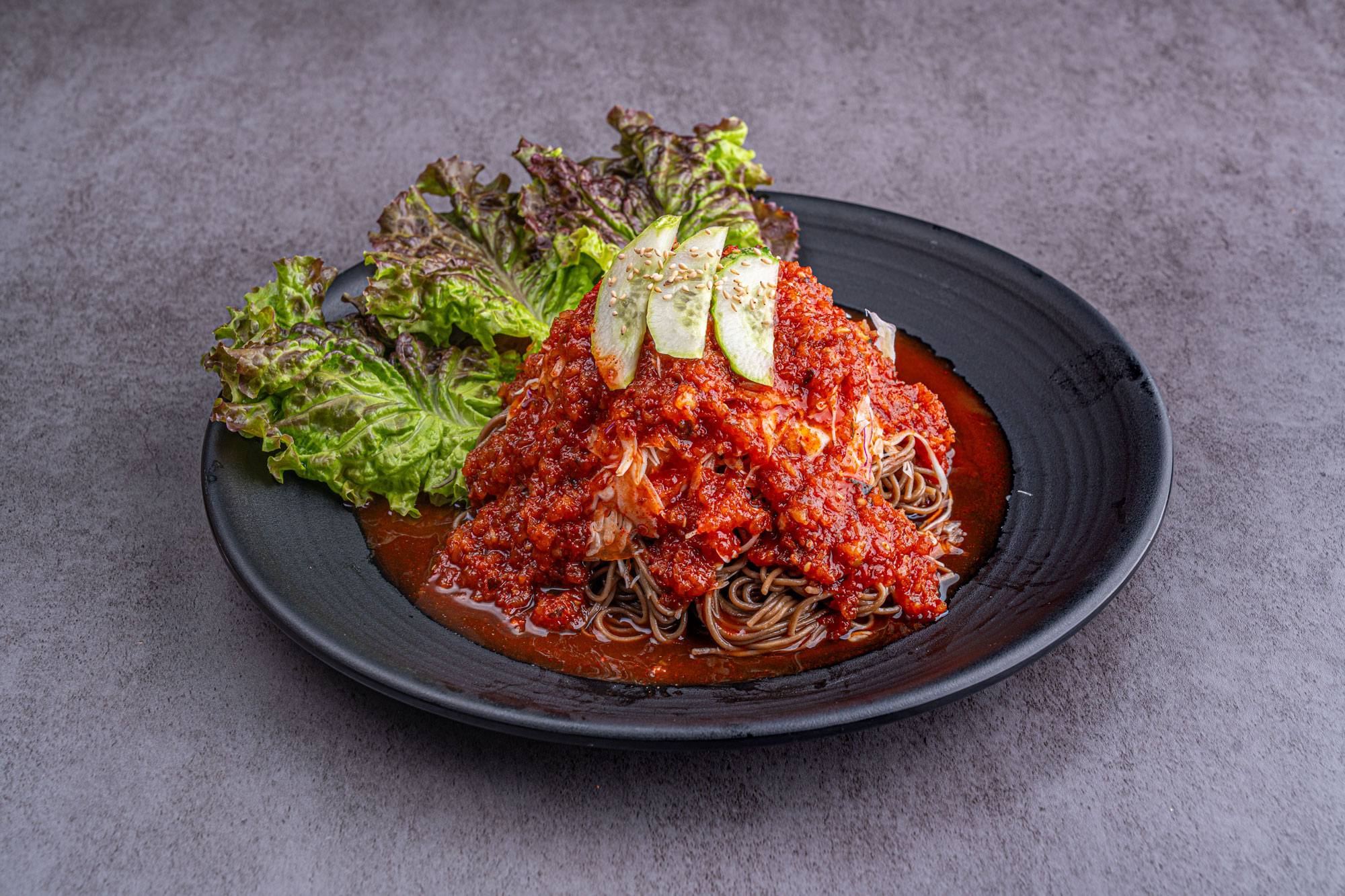 쟁반막국수